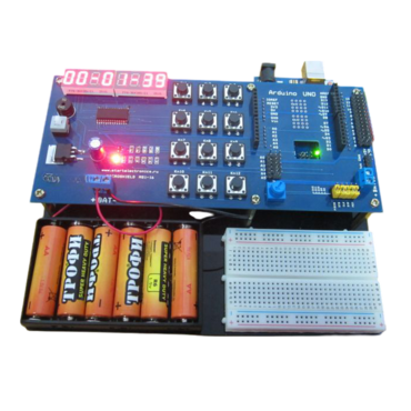 Набор для быстрого прототипирования электронных устройств на основе микроконтроллерной платформы "Макрошилд MS1-16 KV" - «globural.ru» - Чебоксары