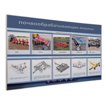 Электрифицированный светодинамический стенд «Почвообрабатывающие машины» - «globural.ru» - Чебоксары