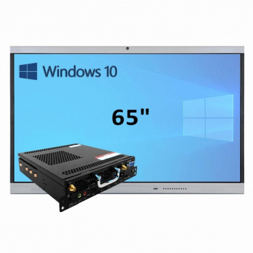 Интерактивная панель 65" (встроенный ПК Win10, Intel i5) - «globural.ru» - Чебоксары